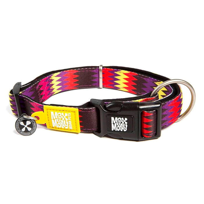 Max & Molly - Coleira C/ Id Tag Latte (Tam. M)