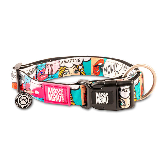 Max & Molly - Coleira C/ Id Tag Missy Pop (Tam. XS)