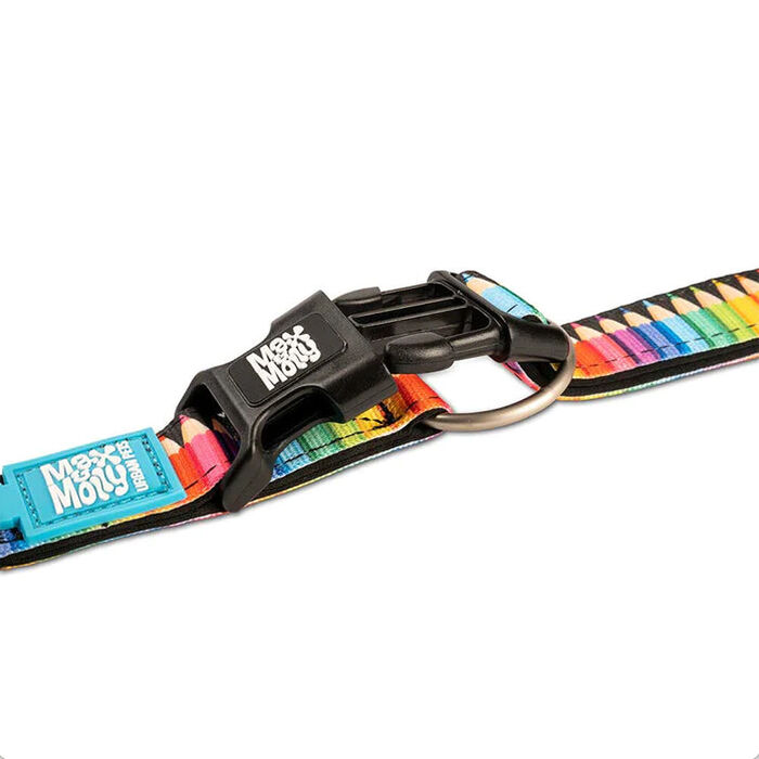 Max & Molly - Coleira C/ Id Tag Crayons (Tam. L)