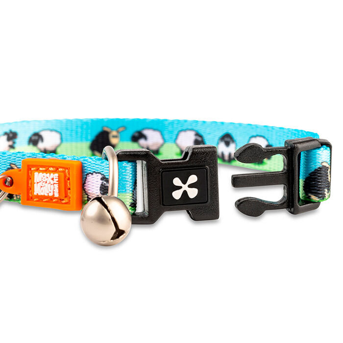 Max & Molly - Coleira C/ Id Tag Black Sheep P/ Gato