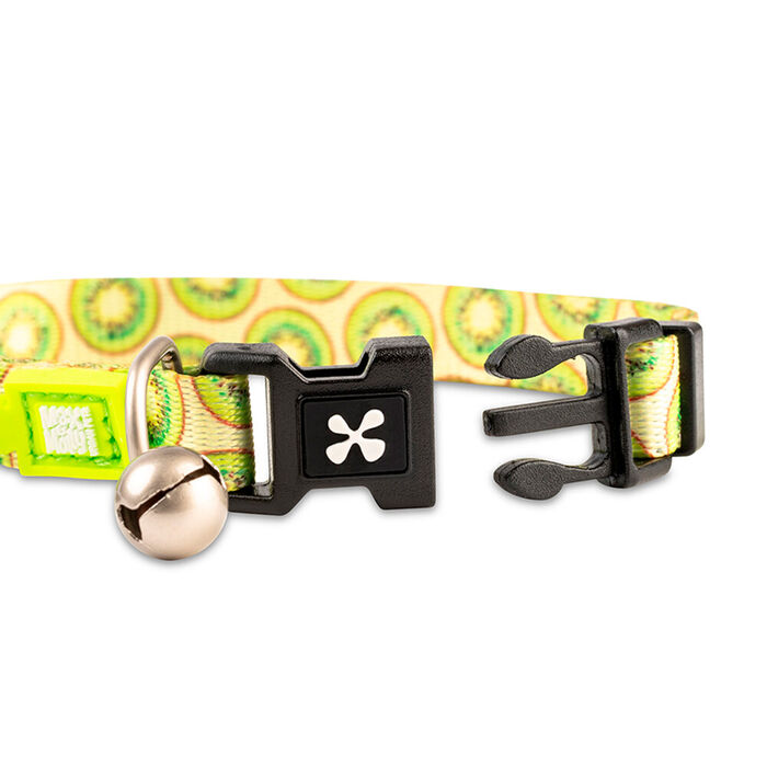 Max & Molly - Coleira C/ Id Tag Kiwi P/ Gato
