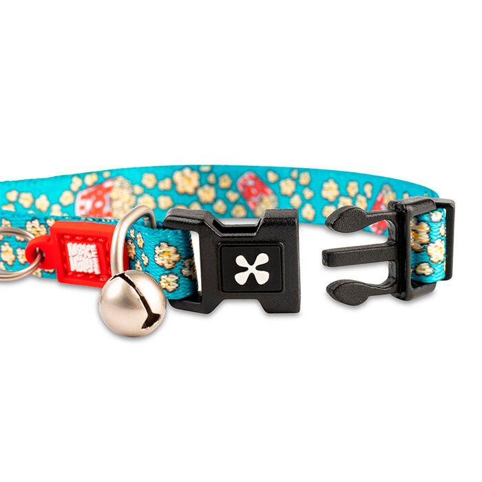 Max & Molly - Coleira C/ Id Tag Popcorn P/ Gato
