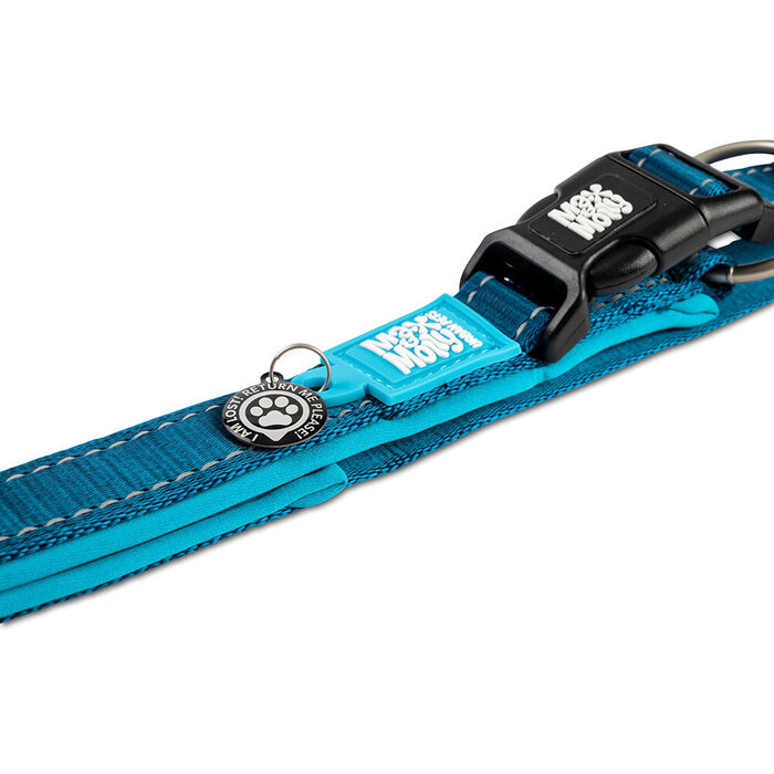 Max & Molly - Coleira C/ Id Tag Matrix Sky Blue (Tam. L)