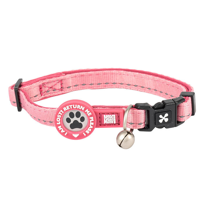 Max & Molly - Coleira C/ Id Tag Matrix 2.0 Rose P/ Gato