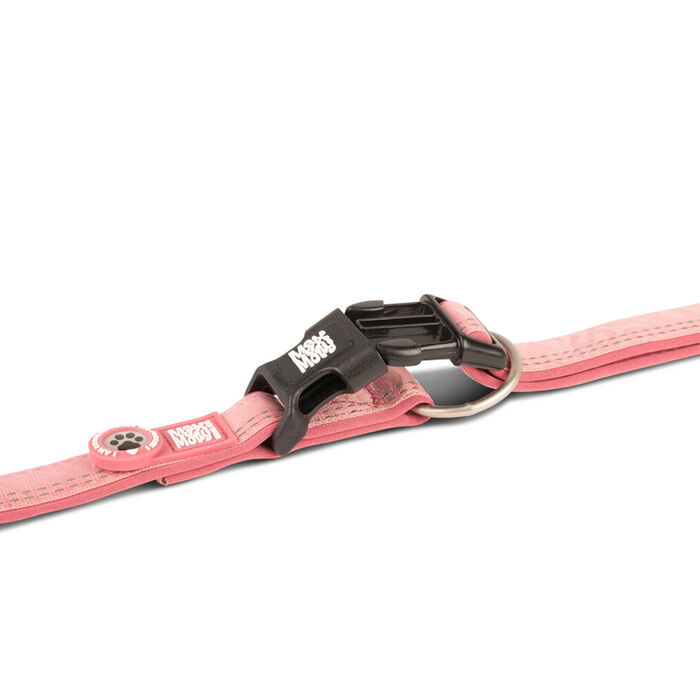 Max & Molly - Coleira C/ Id Tag Matrix 2.0 Rose (Tam. L)