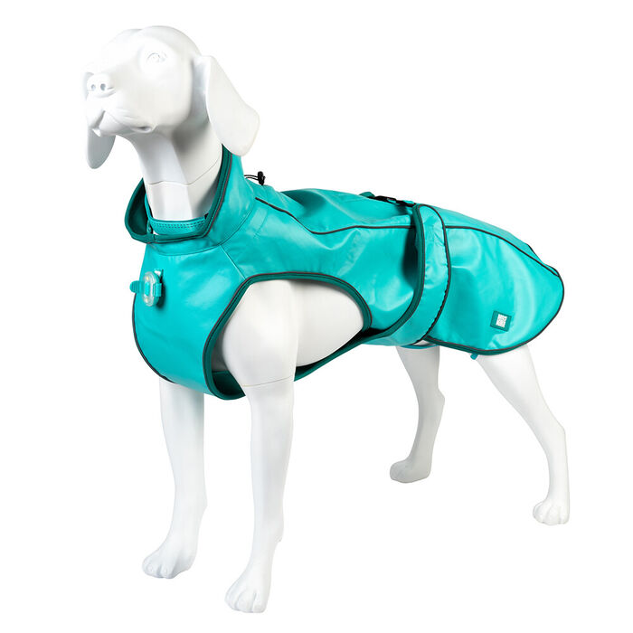 Max & Molly - Casaco Impermeavel Matrix 2.0 Turquoise 80Cm