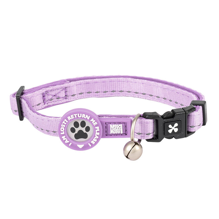 Max & Molly - Coleira C/Id Tag Matrix 2.0 Lavander P/Gato