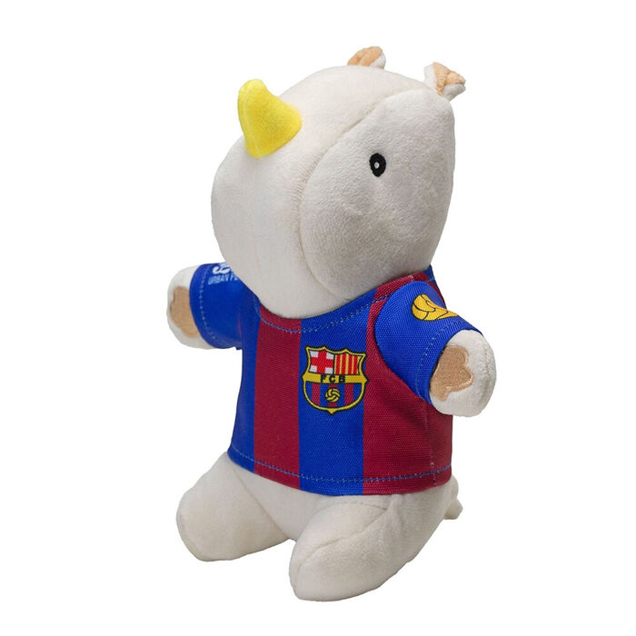 Max & Molly - Rinoceronte Fc Barcelona Em Pelucia 22 Cm