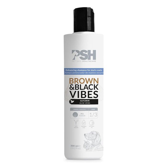 Psh - Shampoo Brown & Black Vibes 300 Ml
