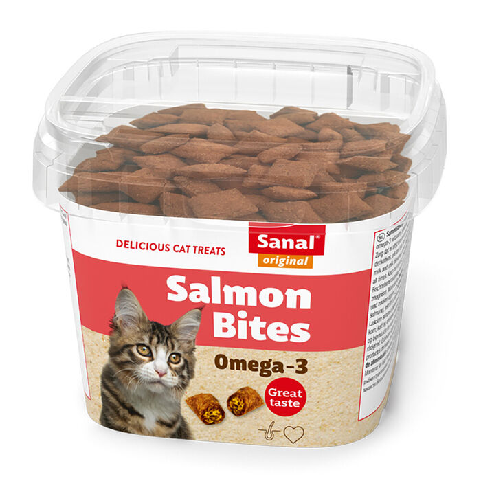 Sanal Cat - Salmon Bites Cup 75 Gr