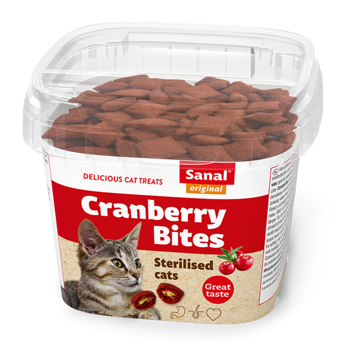 Sanal Cat - Cranberry & Chicken Bites Cup 75 Gr