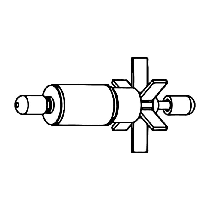 Turbina C/ Eixo E Chumaceiras P/ Whale 350-500