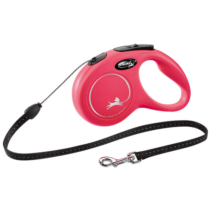 Flexi New Classic (Fio/Tam. S) 5 Mt / 12 Kg (Vermelho)