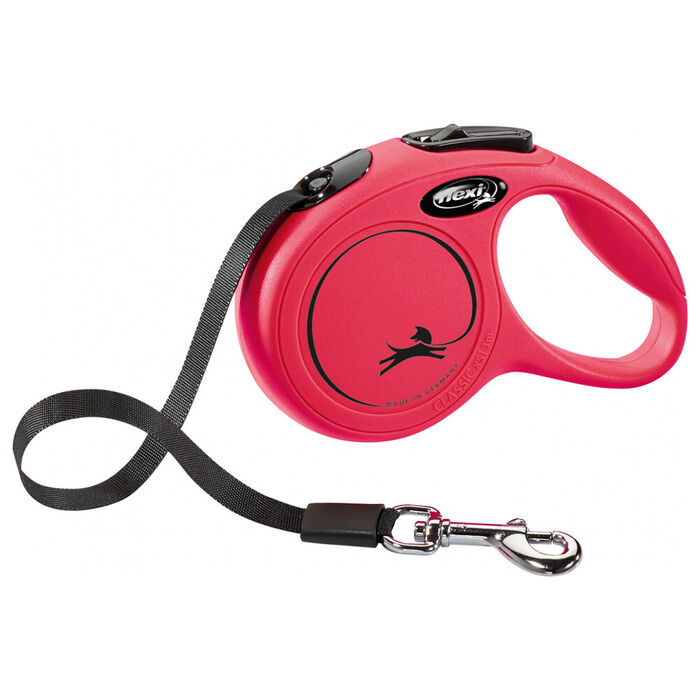 Flexi New Classic (Fita/Tam. Xs) 3 Mt / 12 Kg (Vermelho)