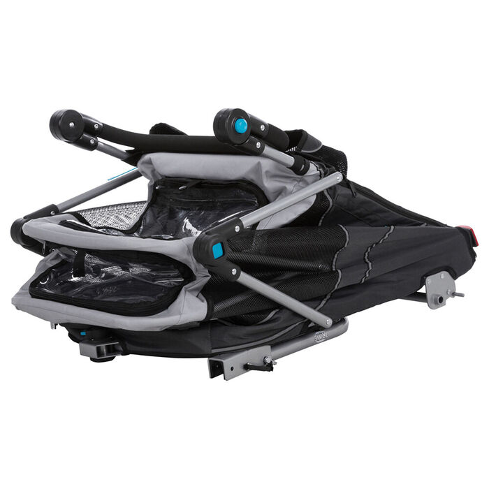 Atrelado P/ Bicicleta - Tam. S (Cinza/Preto)