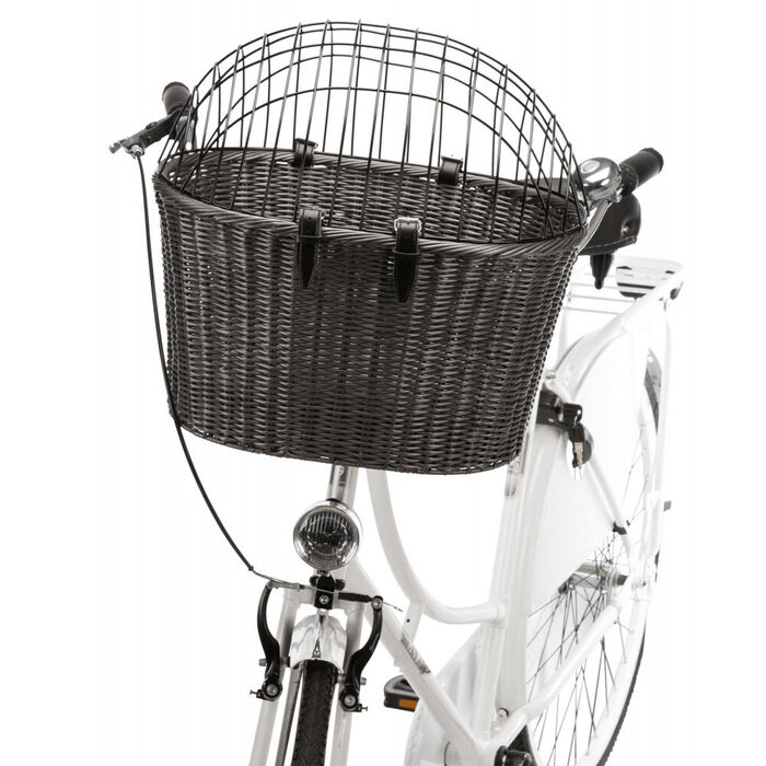 Cesto C/ Colchao E Tampa Em Arame P/ Bicicleta 44X34X41 Cm