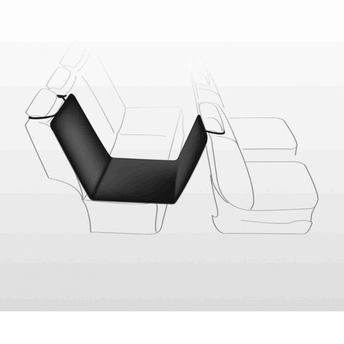 Cobertura Banco Auto 0,65X1,45 Cm (Preto/Bege) .