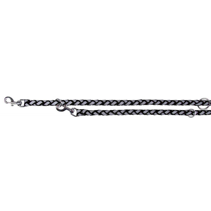 Trela Ajust. Cavo Reflect (S-M) 2 Mt / Ø12 Mm (Preto)