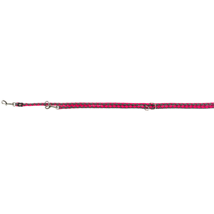 Trela Ajustavel Cavo (S-M) 2 Mt/Ø12Mm (Fuchsia/Antracite)