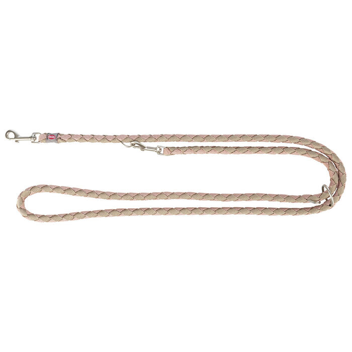 Trela Ajustavel Cavo (S-M) 2 Mt/Ø12Mm (Blush/Areia)