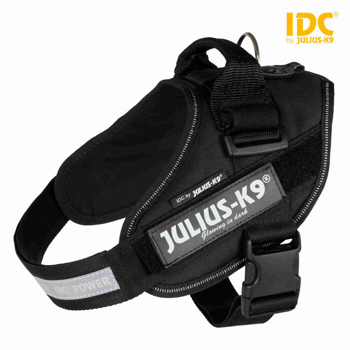 Peitoral Julius-K9 Idc (3XL/4) 96-138 Cm (Preto) .