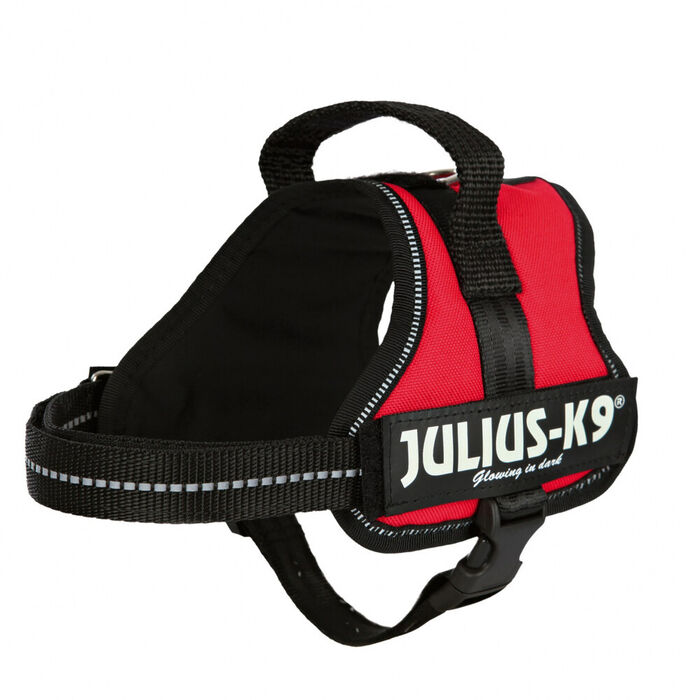 Peitoral Julius-K9 (2Xs/Baby 2) 33-45 Cm (Vermelho)