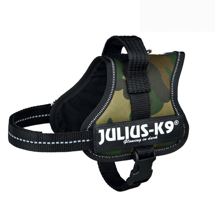Peitoral Julius-K9 (2Xs/Baby 2) 33-45 Cm (Camuflado)