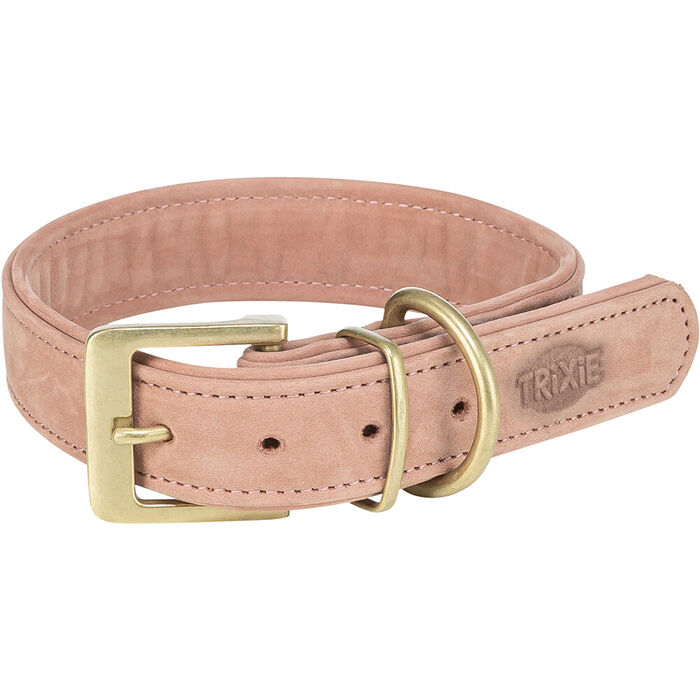 Coleira Pure Em Pele (L-Xl) 52-63Cm / 40Mm (Rosa)