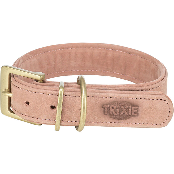 Coleira Pure Em Pele (L-Xl) 52-63Cm / 40Mm (Rosa)