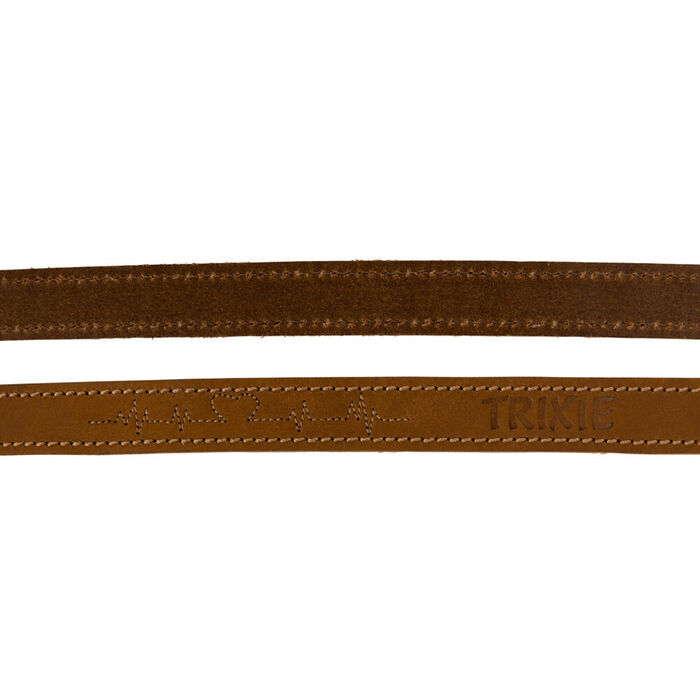 Trela Ajust. Rustic Em Couro 2,00 Mt / 20 Mmm (Castanho)
