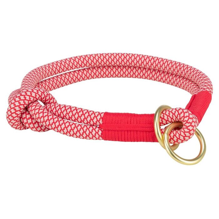 Semi-Estrang. Soft Rope (Xs) 25Cm/Ø6Mm (Vermelho/Creme)
