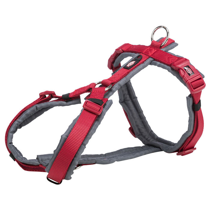 Peitoral Trekking Premium (S) 36-44Cm/15Mm (Verm./Grafite)