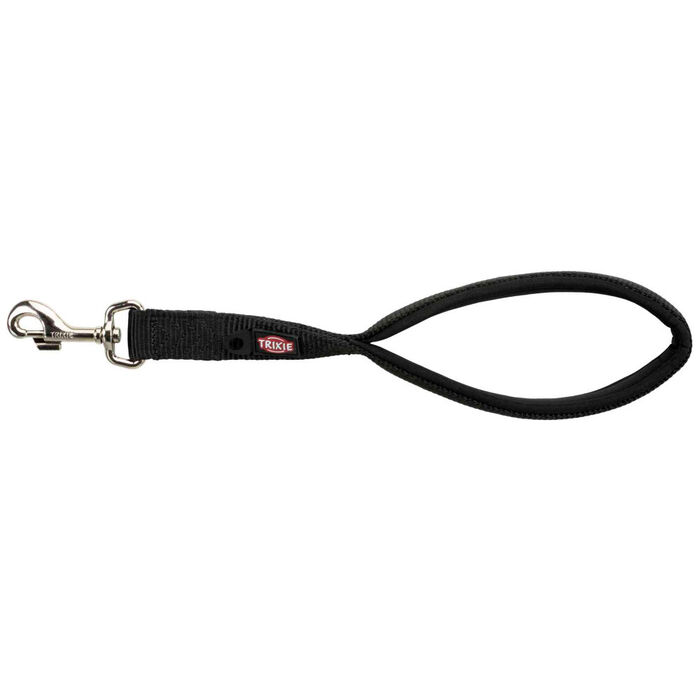 Trela Curta Premium (L-Xxl) 37 Cm / 25 Mm (Preto)