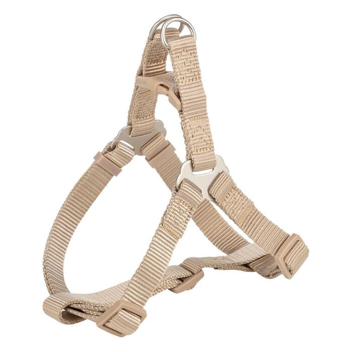 Peitoral Step-In Premium (M) 50-65 Cm / 20 Mm (Areia)