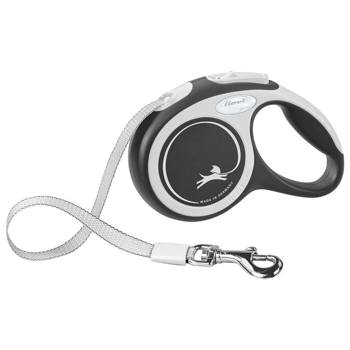 Flexi New Comfort (Fita/Tam. S) 5 Mt / 15 Kg (Preto)