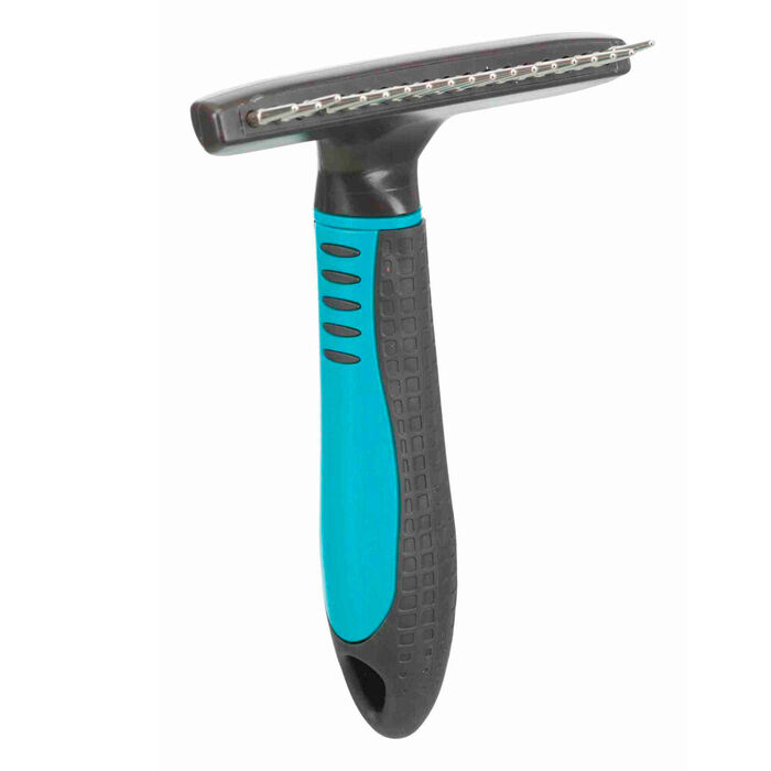 Pente Ancinho Dentes Rotativos P/ Pelo Curto 10X15 Cm