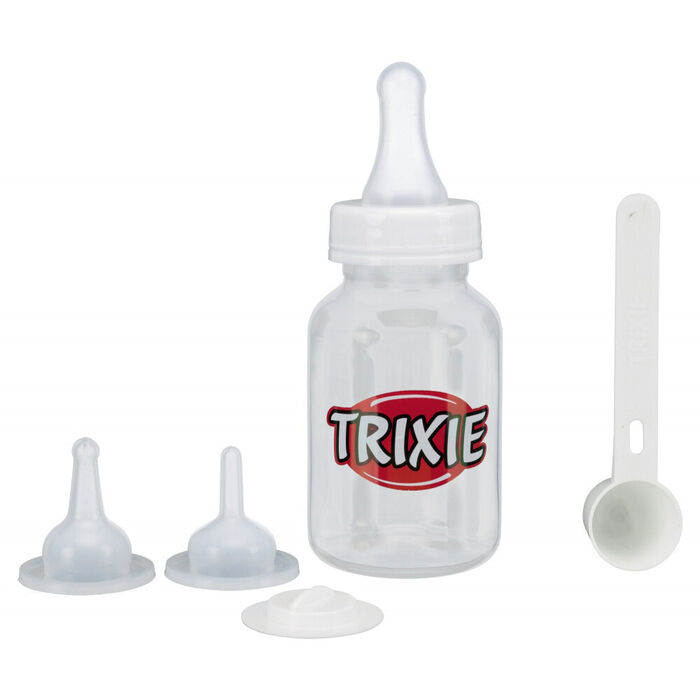 Biberao C/ Conjunto De Tetinas P/ Caes E Gatos - 120 Ml .