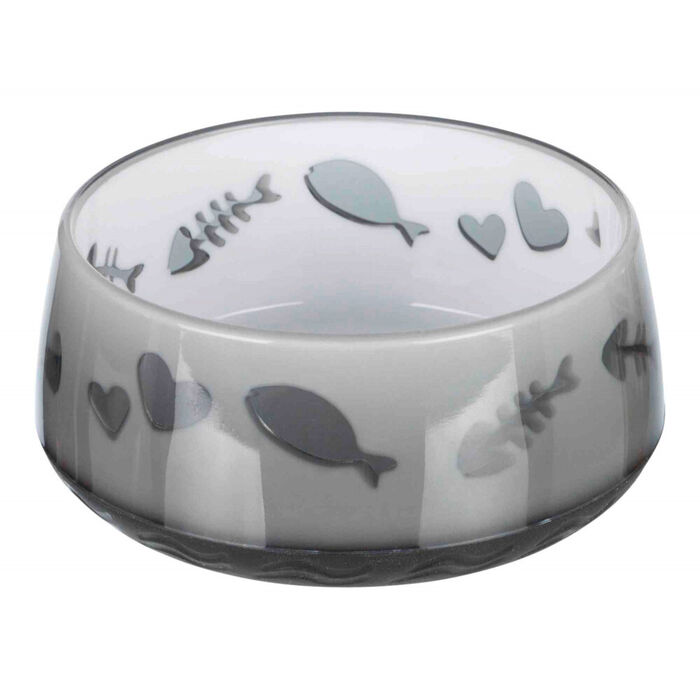 Gamela Em Plastico Transparente 0,3 Lt / Ø 12Cm