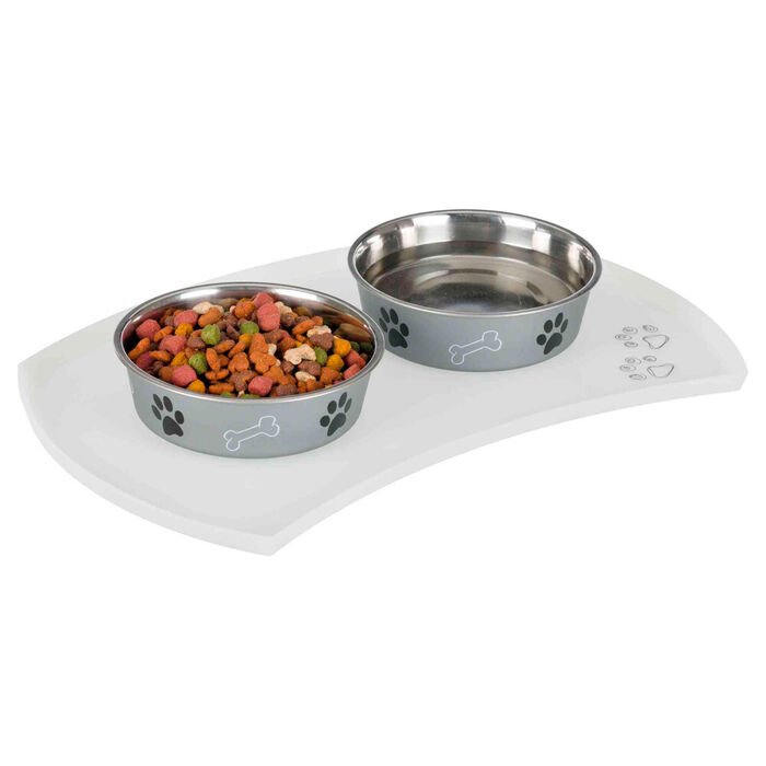Tapete Em Silicone P/ Gamela De Caes 48X27 Cm (Transpar.)