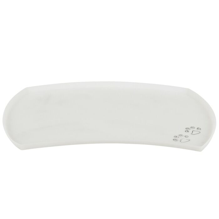 Tapete Em Silicone P/ Gamela De Caes 48X27 Cm (Transpar.)