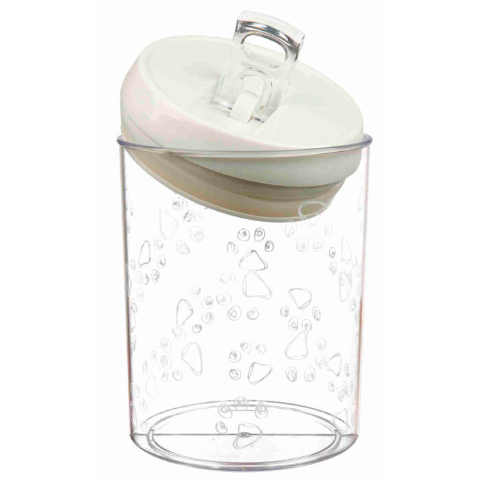 Pote Plastico P/ Alimento Ou Snacks 1,5 Lt / Ø 12X17,5 Cm