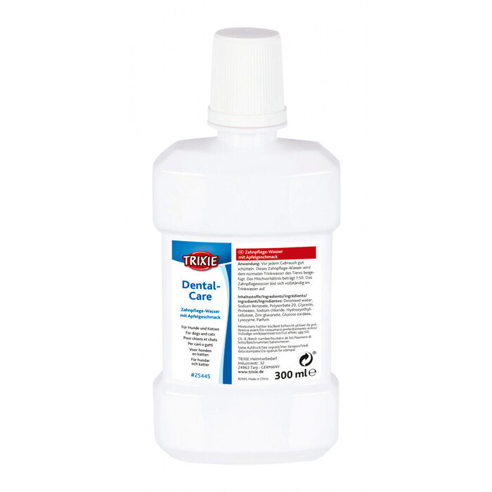 Agua P/ O Cuidado Oral Caes/Gatos (Sabor Maça) 300 Ml