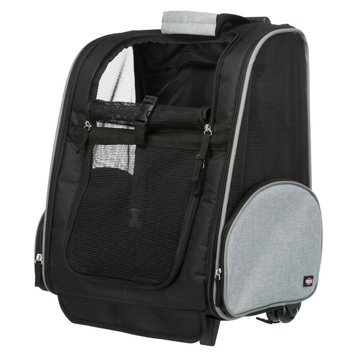 Trolley Em Nylon 32X45X25 Cm (Preto/Cinza)