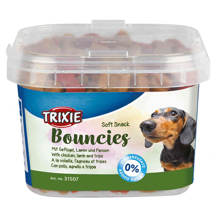 Soft Snacks Bouncies C/ Frango, Cordeiro E Tripa 140 Gr