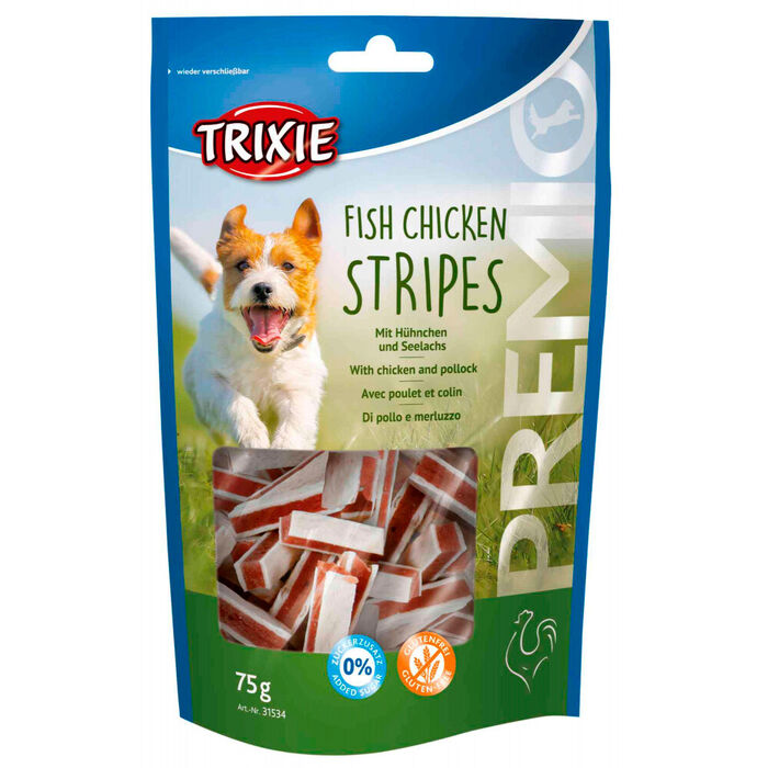 Premio Fish Chicken Stripes 75 Gr