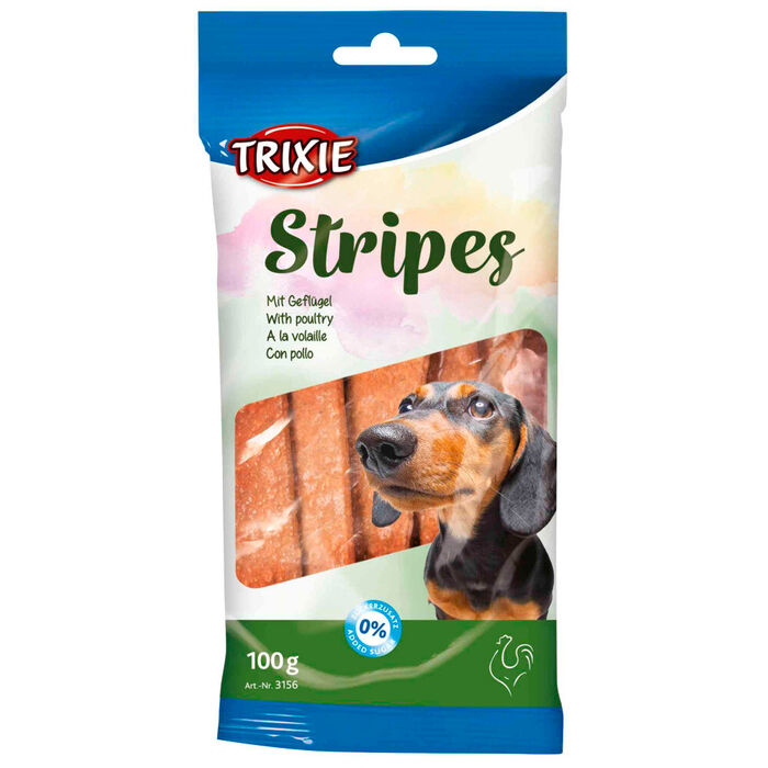 Stripes - Tiras C/ Frango 100 Gr (10 Unid.)
