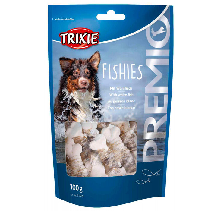 Premio Fishies - Ossinhos C/ Peixe Branco 100 Gr