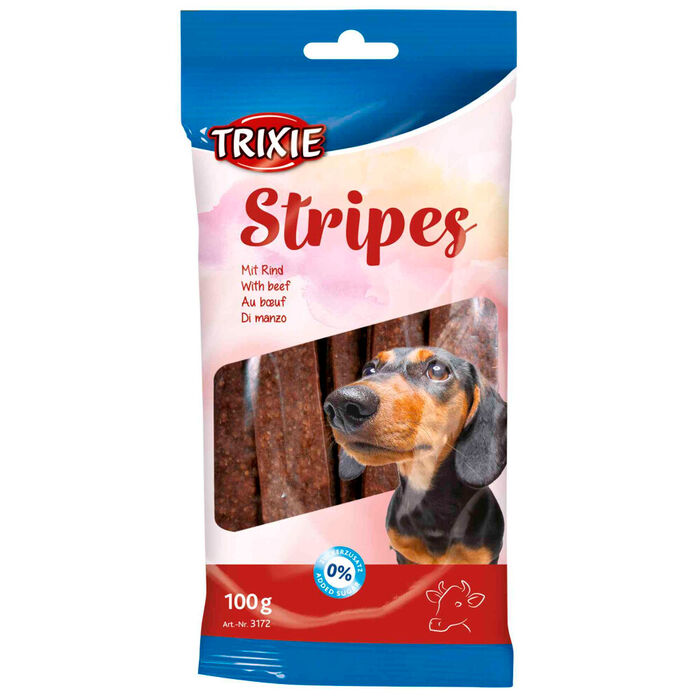 Stripes - Tiras C/ Carne De Vaca 100 Gr (10 Unid.)