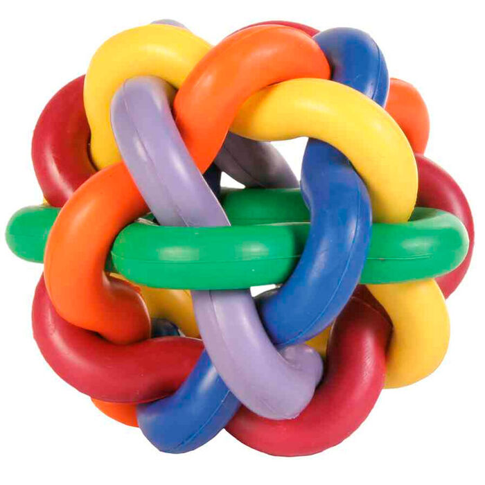 Bola Em Borracha Entrelaçada 10 Cm