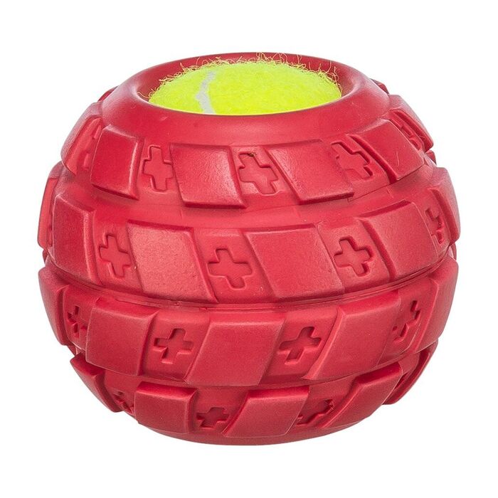Pneu Borracha Natural C/ Bola De Tenis - Ø7,5 Cm